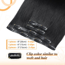 Load image into Gallery viewer, Silky Straight Clip in Remy Hair Extensions for Women
