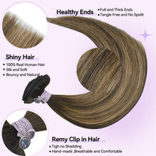 Load image into Gallery viewer, Remy Human Hair Clip-in Hair Extensions
