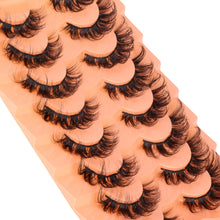 Load image into Gallery viewer, Mink Lashes DD Curl Russian Strip Lashes
