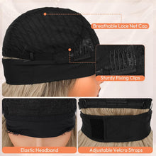 Load image into Gallery viewer, BARSDAR Ombre Blonde 26 Inch Wavy Headband Wig Glueless Voluminous Hair
