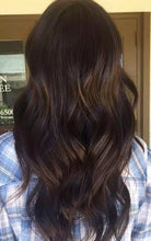 Load image into Gallery viewer, long layered human hair wig curtain bangs Canada
