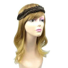 Load image into Gallery viewer, Wide Fishtail Braided Headband Elastic Stretch Hairpiece Headband Wig Store
