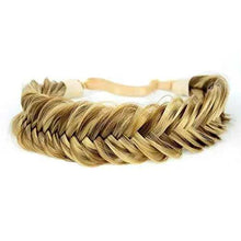 Load image into Gallery viewer, Wide Fishtail Braided Headband Elastic Stretch Hairpiece Headband Wig Store
