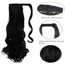 Load image into Gallery viewer, 22 inch wrap around ponytail extension

