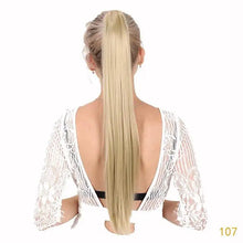 Load image into Gallery viewer, 24 inch long straight claw clip in ponytail extension 107 / 24inches
