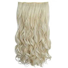 Load image into Gallery viewer, 3/4 Curly Wavy Clips in on Synthetic Hair Extensions Hair Extensions Wig Store
