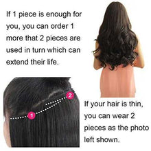 Load image into Gallery viewer, 3/4 Curly Wavy Clips in on Synthetic Hair Extensions Hair Extensions Wig Store
