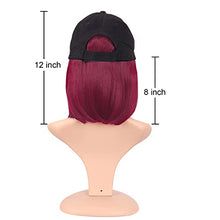 Load image into Gallery viewer, Baseball Hat Wig 12 inch Wig Store
