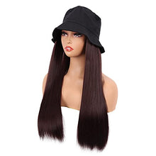 Load image into Gallery viewer, Hat with Long Hair Attached Wig Store 
