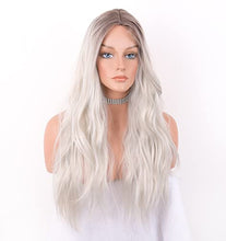 Load image into Gallery viewer, Wavy Silver Platinum Grey Mixed Wig Wig Store 
