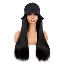 Load image into Gallery viewer, Hat with Long Hair Attached Wig Store 
