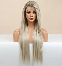 Load image into Gallery viewer, Faded Ombre Platinum Blonde Lace Front Wig Wig Store

