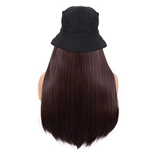 Load image into Gallery viewer, Hat with Long Hair Attached Wig Store 
