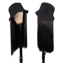 Load image into Gallery viewer, Hat with Long Hair Attached Wig Store 

