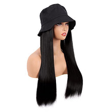 Load image into Gallery viewer, Hat with Long Hair Attached Wig Store 
