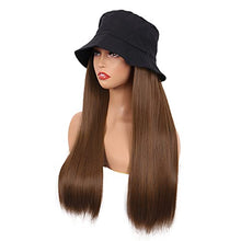 Load image into Gallery viewer, Hat with Long Hair Attached Wig Store 
