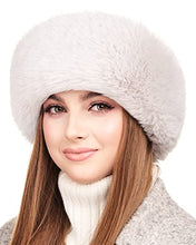 Load image into Gallery viewer, Velvet Faux Fur Ear Warmer Winter Headband Wig Store All Products
