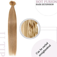 Load image into Gallery viewer, Keratin Fushion Bonded U Tip Human Hair Extensions - 100 Strands/Pack 50g Wig Store
