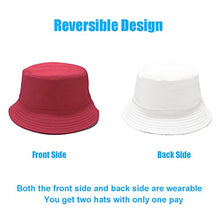 Load image into Gallery viewer, Reversible Summer Sun Bucket Hat for Women Wig Store
