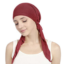 Load image into Gallery viewer, Pleated headwear Turban headcover Wig Store
