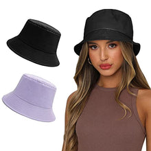 Load image into Gallery viewer, Reversible Summer Sun Bucket Hat for Women Wig Store
