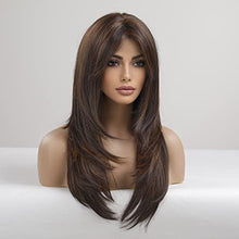 Load image into Gallery viewer, Long wig with side bangs and face framing layers Wig Store
