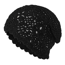 Load image into Gallery viewer, Cotton Crochet Slouchy Beanie Hat Wig Store 
