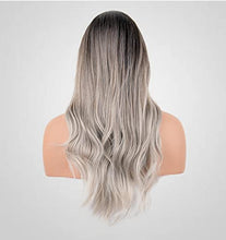 Load image into Gallery viewer, Wavy Silver Platinum Grey Mixed Wig Wig Store 
