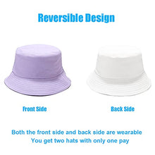 Load image into Gallery viewer, Reversible Summer Sun Bucket Hat for Women Wig Store
