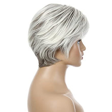Load image into Gallery viewer, Short Synthetic Wig with Long Layered Bangs
