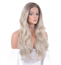 Load image into Gallery viewer, Faded Ombre Platinum Blonde Lace Front Wig Wig Store
