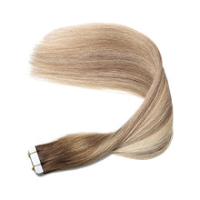 Load image into Gallery viewer, Human Hair Tape in Extensions Ombre Baylage Hair 14 Inch Tape in Extensions Wig Store
