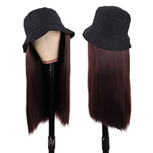 Load image into Gallery viewer, Hat with Long Hair Attached Wig Store 
