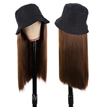 Load image into Gallery viewer, Hat with Long Hair Attached Wig Store 
