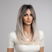 Load image into Gallery viewer, Heat Resistant Ash Gray Wig Wig Store 
