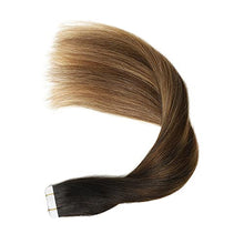 Load image into Gallery viewer, Human Hair Tape in Extensions Ombre Baylage Hair 14 Inch Tape in Extensions Wig Store
