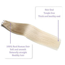 Load image into Gallery viewer, Human Hair Tape in Extensions Ombre Baylage Hair 14 Inch Tape in Extensions Wig Store
