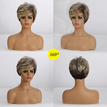 Load image into Gallery viewer, Short Pixe Cut Wig Ombre Blonde Brown

