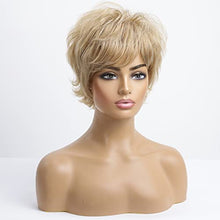 Load image into Gallery viewer, Layered Short Flip Style Blended Human Hair Wig for Women
