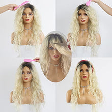 Load image into Gallery viewer, Curly blonde brown reverse ombre wig Wig Store 
