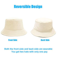 Load image into Gallery viewer, Reversible Summer Sun Bucket Hat for Women Wig Store
