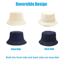 Load image into Gallery viewer, Reversible Summer Sun Bucket Hat for Women Wig Store
