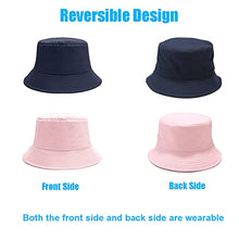 Load image into Gallery viewer, Reversible Summer Sun Bucket Hat for Women Wig Store
