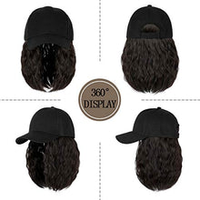 Load image into Gallery viewer, Baseball Cap Hair with 14 Inch Wavy Hair Wig Store
