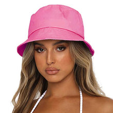 Load image into Gallery viewer, Reversible Summer Sun Bucket Hat for Women Wig Store
