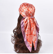 Load image into Gallery viewer, Large Satin Square Head Scarf - 2PCS
