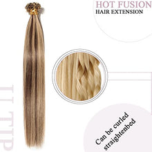 Load image into Gallery viewer, Keratin Fushion Bonded U Tip Human Hair Extensions - 100 Strands/Pack 50g Wig Store
