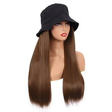 Load image into Gallery viewer, Hat with Long Hair Attached Wig Store 
