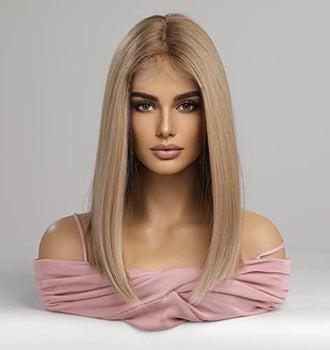 Sandy Blonde Bob Cut Lace Wig Wig Store