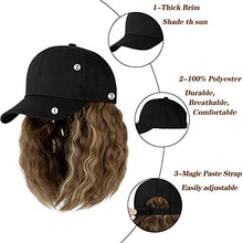 Load image into Gallery viewer, Baseball Cap Hair with 14 Inch Wavy Hair Wig Store
